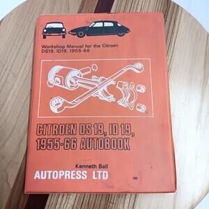 CITROEN ID19 DS19 1955-66 WORKSHOP SERVICE MANUAL CLASSIC AUTOMOBILE